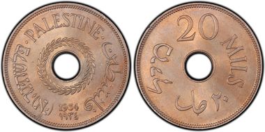 1934 20 Mil MS63
