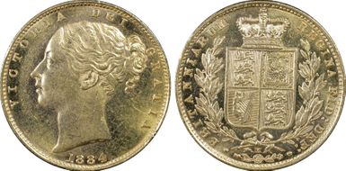 1884-M Sov S-3854A Shield MS62