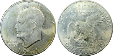 1971-S $1 Silver MS64