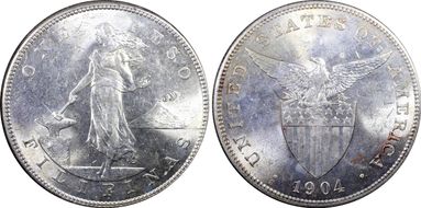 1904-S Peso MS63