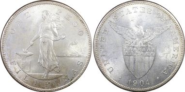 1904-S Peso MS64