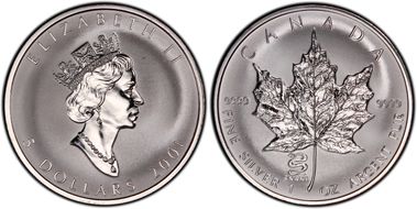 2001 $5 ML Snake Privy SP68