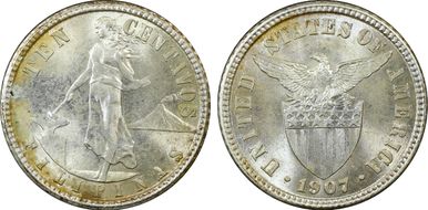 1907 10C MS65