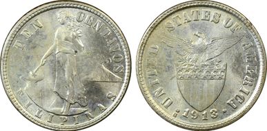 1913-S 10C MS65