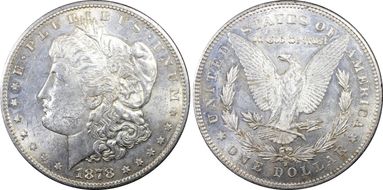 1878-S $1 VAM 27 Long Arrow Shaft MS61