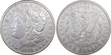 1878-S $1 VAM 58 Long Arrow Shaft XF45