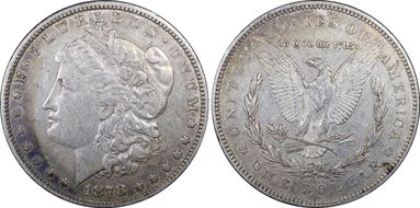 1878-S $1 VAM 59 Long Arrow Shaft XF40