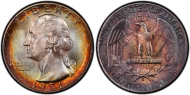 1951-S 25C MS66+
