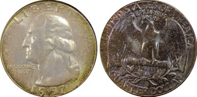 1957 25C Type B Reverse, FS-901 MS66