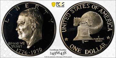 1976-S $1 Clad Type 2 PR69DCAM