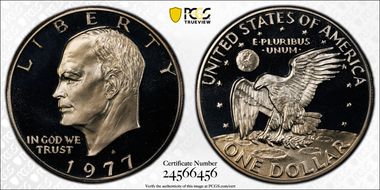 1977-S $1 PR69DCAM