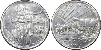 1937-D 50C Oregon MS64