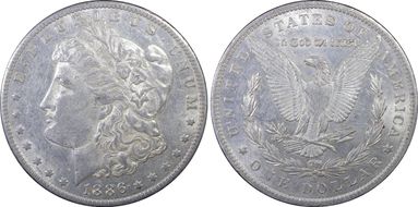 1886-O $1 AU53