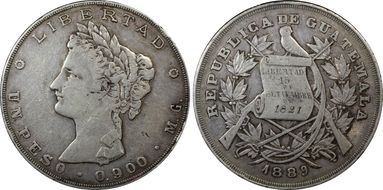 1889-MG Peso VF30