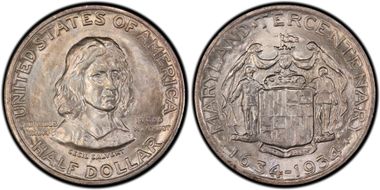 1934 50C Maryland MS66