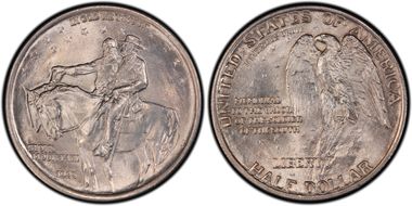 1925 50C Stone Mountain MS66