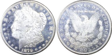 1879-S $1 MS63DMPL