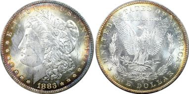 1883-O $1 MS63