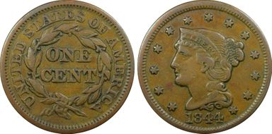 1844/81 1C VF35BN