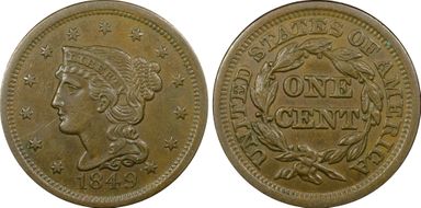 1849 1C AU53BN