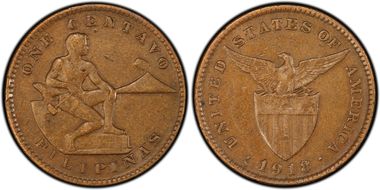 1918-S 1C Allen-2.16a, FS-501 Large S AU50BN