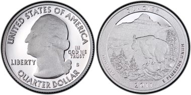 2011-S 25C Glacier NP - Silver PR70DCAM