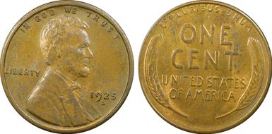 1925-S 1C MS62RB
