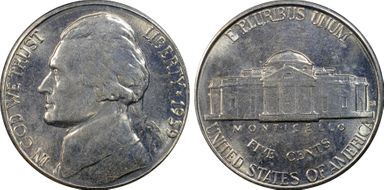 1939-S 5C Reverse of 1940 MS65FS