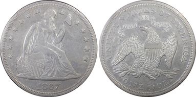 1867 $1 N1