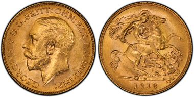 1918-P 1/2 Sov S-4008 MS63