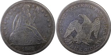 1859 $1 XF45