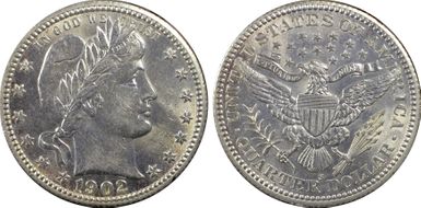 1902-S 25C AU55