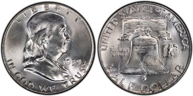 1959 50C "Goiter" FS-402 MS64