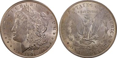 1901 $1 MS62