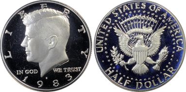 1983-S 50C PR69DCAM