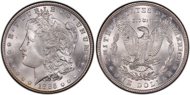 1885 $1 MS66