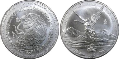 1996-Mo Onza Libertad Ag MS69
