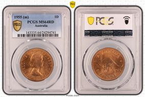 1955 (m) 1D MS64RD