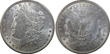 1896-O $1 AU58
