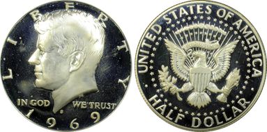 1969-S 50C PR66DCAM