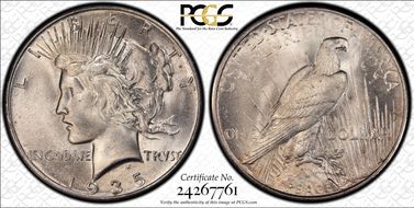 1935 $1 MS65