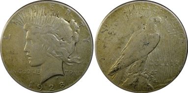 1928 $1 VF35