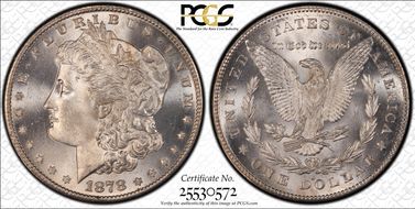 1878-S $1 MS67