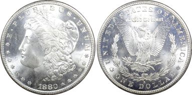 1880-S $1 MS68