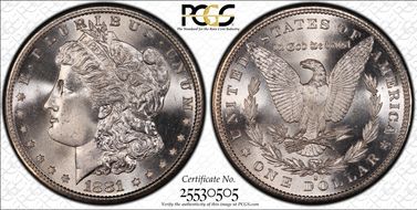 1881-S $1 MS68