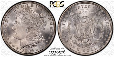 1882 $1 MS66