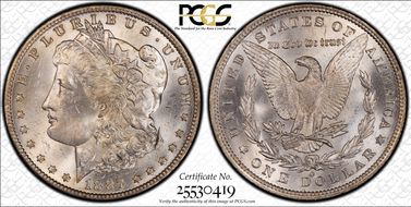 1887/6-O $1 MS64
