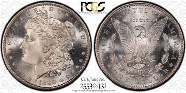 1890-S $1 MS66