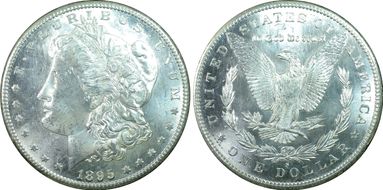1895-S $1 MS64+