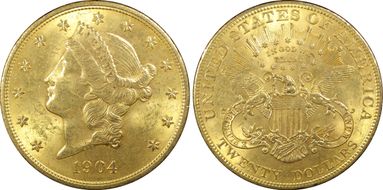 1904 $20 MS63